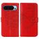 Mobigear Butterfly Housse Google Pixel 9 Etui Porte-Monnaie - Rouge
