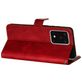 Mobigear Zipper Housse Samsung Galaxy S20 Ultra Etui Porte-Monnaie - Rouge