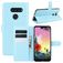 Mobigear Classic Housse LG K50s Etui Porte-Monnaie - Bleu
