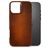 Mobilize Premium iPhone 16 Pro Max MagSafe Cuir véritable Coque arrière - Burned Cognac