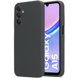 Mobiparts Coque Samsung Galaxy A15 Coque arrière en Silicone - Urban Grey