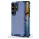 Mobigear Honeycomb Coque Samsung Galaxy S26 Ultra Coque arrière Rigide Anti-Chocs - Bleu
