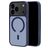 Mobiparts Hardcover Coque iPhone 18 Pro MagSafe Coque arrière Rigide - Satin Blue