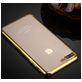 Mobigear Royal Coque iPhone 8 Plus Coque arrière en TPU Souple - Transparent / Or