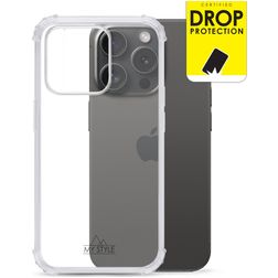 My Style Protective Flex Transparent iPhone 15 Pro TPU souple Coque arrière Antichoc - Transparent