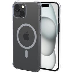 Mobiparts Classic Coque Transparente iPhone 14 MagSafe Coque arrière en TPU Souple - Transparent