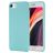Mobigear Rubber Touch Coque iPhone SE (2022) Coque arrière en Silicone - Turquoise