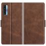 Mobigear Slim Magnet Housse TCL 20L Plus Etui Porte-Monnaie - Marron