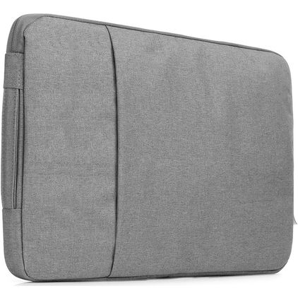 Mobigear Denim Zipper Pochette Ordinateur portable 11 Pouces Housse ordinateur - Gris