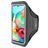 Mobiparts Comfort Fit Brassard Téléphone Samsung Galaxy A71 Brassard Coque de Sport en Neoprène - Noir
