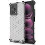 Mobigear Honeycomb Coque POCO X5 Pro Coque arrière Rigide Anti-Chocs - Blanc