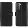 Mobigear Classic Housse Samsung Galaxy S21 Etui Porte-Monnaie - Noir