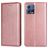 Mobigear Wallet Motorola Edge 30 Fusion Étui Portefeuille - Rose doré