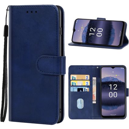 Mobigear Wallet Housse Nokia G11 Plus Etui Porte-Monnaie - Bleu