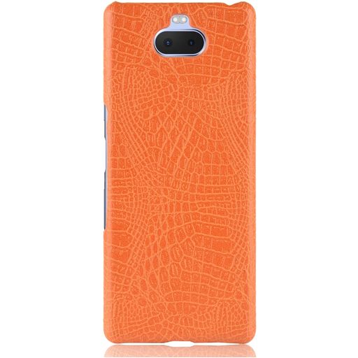 Mobigear Croco Coque Sony Xperia 10 Plus Coque arrière Rigide - Orange