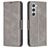 Mobigear Excellent Housse Samsung Galaxy S24 Etui Porte-Monnaie - Gris