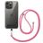 Mobigear Lanyard - Cordon de téléphone universel ajustable - Rose