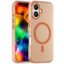 Mobigear Shockproof Coque iPhone 17 MagSafe Coque arrière Rigide - Orange