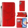 Mobigear Butterfly Samsung Galaxy A35 Étui Portefeuille - Rouge
