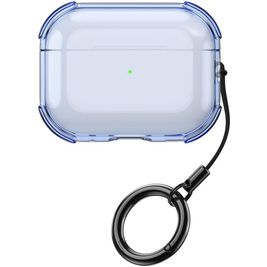 Mobigear Crystal Clip Coque Apple AirPods Pro 3 en en TPU Souple - Bleu