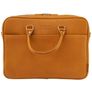 Valenta Laptop leather Sacoche Ordinateur portable en Cuir Véritable 15.6 Pouces Sacoche ordinateur + Poignée - Camel