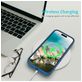 Mobigear Rubber Touch Coque iPhone 16 Coque arrière en Silicone - Bleu