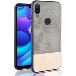 Mobigear Two Tone Coque Xiaomi Redmi 7 Coque arrière Rigide - Gris
