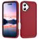 Mobigear Rugged Coque iPhone 17 Coque arrière Rigide Anti-Chocs - Rouge