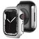 Mobigear Colors Coque Apple Watch - 45 mm Thin Coque Rigide - Argent