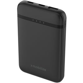 Mobilize - Batterie externe Triple USB / USB-C 5.000 mAh 10W - Noir