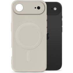 My Style Protective Flex Coque iPhone Air MagSafe Coque arrière en TPU Souple - Antique White