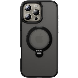 Valenta Frost iPhone 16 Pro Max MagSafe Plastique rigide Coque arrière - Noir