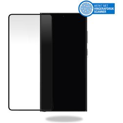 Mobilize Premium Samsung Galaxy S23 Ultra Verre trempé Protection d'écran - Compatible coque - Noir