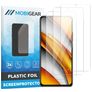 Mobigear POCO F3 Protection d'écran Film - Compatible Coque (Lot de 3)