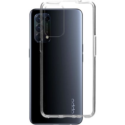 Mobiparts Classic Coque Transparente OPPO Find X3 Lite Coque arrière en TPU Souple - Transparent