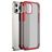 Mobigear Shockproof iPhone 12 Pro Max Plastique rigide Coque arrière - Rouge