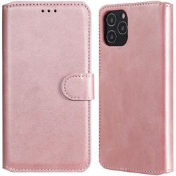 Mobigear Classic Wallet Case Rose Gold Apple iPhone 12 / 12 Pro