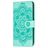 Mobigear Mandala Housse Motorola One Hyper Etui Porte-Monnaie - Turquoise