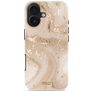 MIO iPhone 17 MagSafe Plastique rigide Coque arrière - Gold Marble