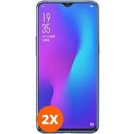 Mobigear OPPO RX17 Pro Verre trempé Protection d'écran - Compatible Coque (Lot de 2)