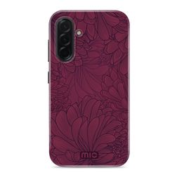 MIO Coque Samsung Galaxy A56 MagSafe Coque arrière Rigide - Berry Blooms