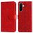 Mobigear Sunflower Housse Samsung Galaxy A37 Etui Porte-Monnaie - Rouge