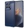 Mobigear Brushed Slim Coque Motorola Edge 60 Fusion Coque arrière en TPU Souple - Bleu