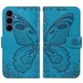 Mobigear Butterfly Housse Samsung Galaxy S26 FE Etui Porte-Monnaie - Bleu