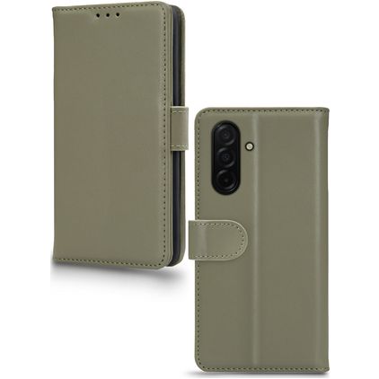Mobilize Premium Gelly Wallet Housse Samsung Galaxy A27 Etui Porte-Monnaie - Vert