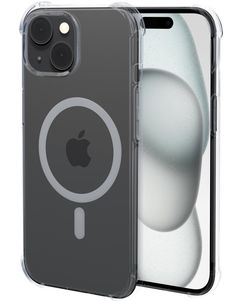 Mobiparts Classic Coque Transparente iPhone 14 MagSafe Coque arrière en TPU Souple - Transparent