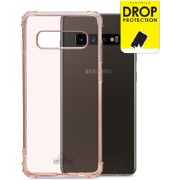 My Style Protective Flex Coque Samsung Galaxy S10 Plus Coque arrière en TPU Souple Anti-Chocs - Soft Pink