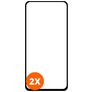Mobigear Premium Motorola Moto G8 Power Verre trempé Protection d'écran - Compatible Coque - Noir (Lot de 2)