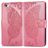 Mobigear Butterfly Housse iPhone SE (2022) Etui Porte-Monnaie - Rose