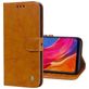 Mobigear Wallet Housse Xiaomi Mi 8 Etui Porte-Monnaie - Cognac